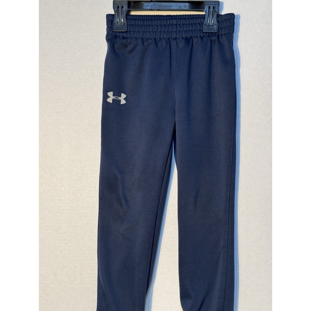 Under‎ Armour 100% Polyester Blue Joggers Youth Size 4